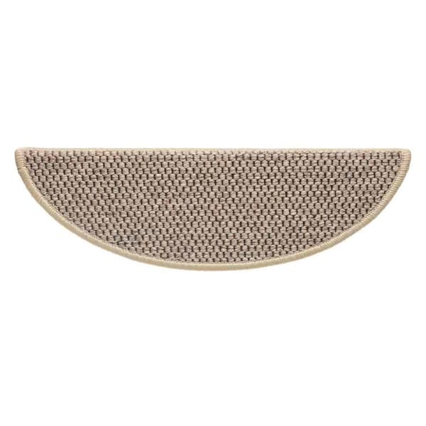 vidaXL Selvklebende trappematter sisal 15 stk 56x17x3 cm mørk beige