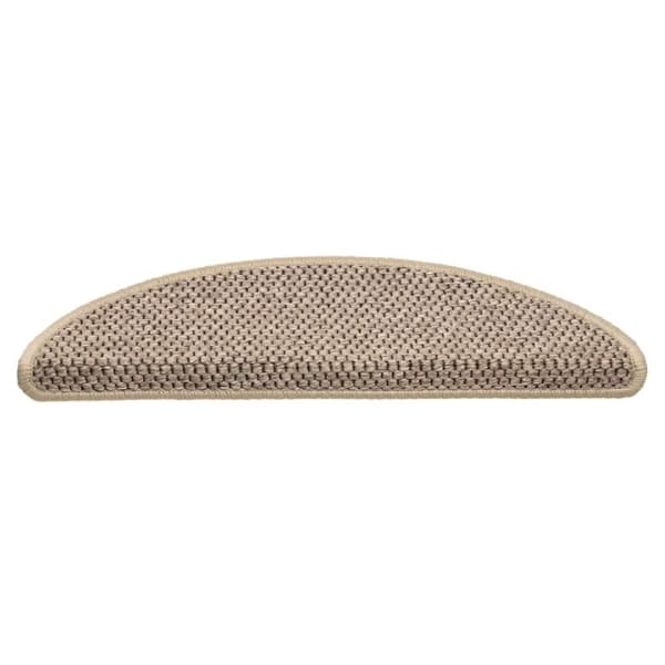 vidaXL selvklæbende trappemåtter 15 stk. 56x17x3 cm sisal-look beige
