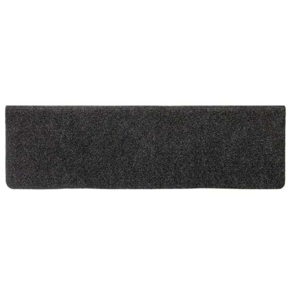 vidaXL trappemåtter 15 stk. 65x21x4 cm tuftet antracitgrå