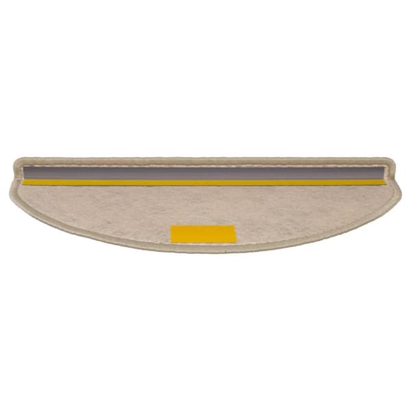 vidaXL Selvklebende trappematter sisal 15 stk 65x21x4 cm mørk beige