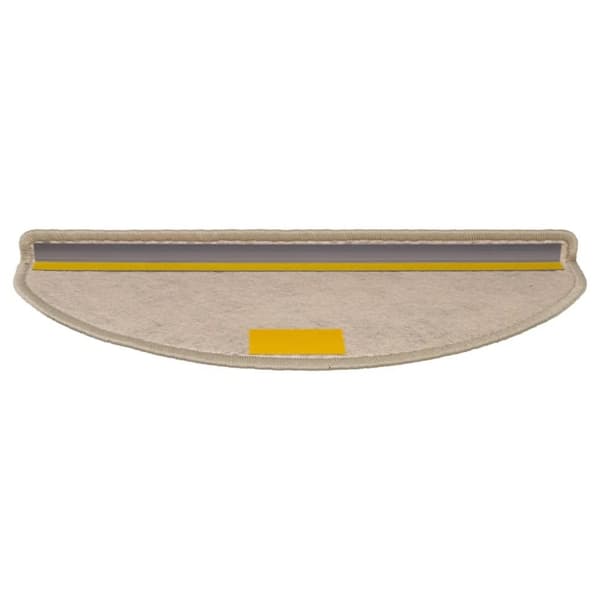 vidaXL selvklæbende trappemåtter 15 stk. 65x21x4 cm sisal-look beige