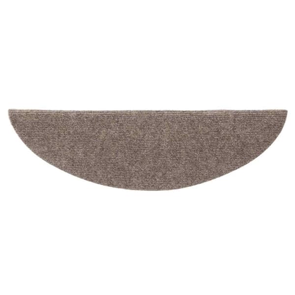 vidaXL selvklæbende trappemåtter 10 stk. 56x17x3 cm tuftet cremefarvet
