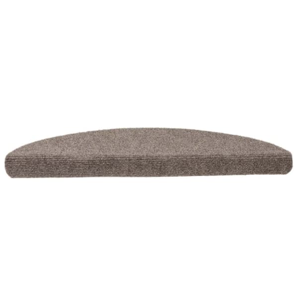 vidaXL Trappstegsmattor självhäftande 5 st gräddvit 56x17x3 cm brodyr
