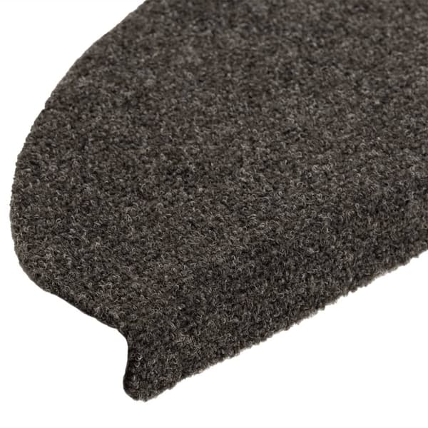 vidaXL Trappstegsmattor självhäftande 10 st antracit 65x21x4 cm brodyr