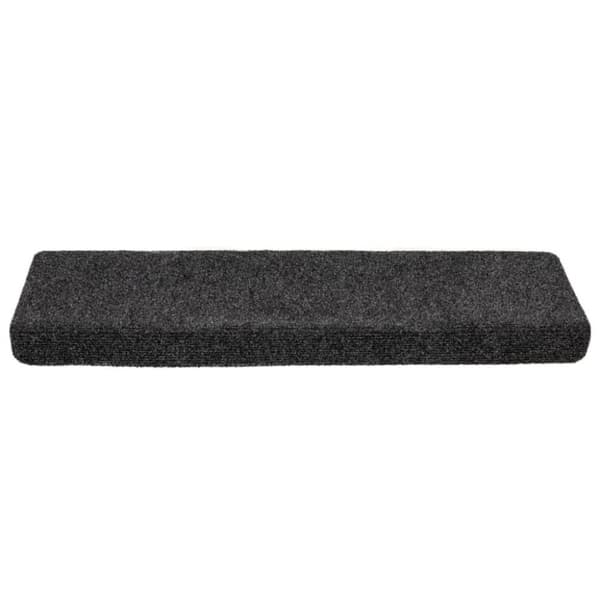 vidaXL Selvklebende trappematter 10 stk grå 65x21x4 cm nålestempel