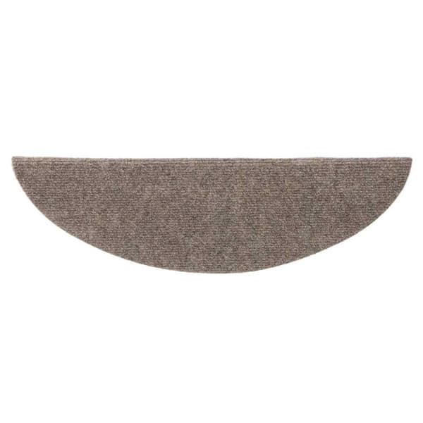 vidaXL selvklæbende trappemåtter 5 stk. 56x17x3 cm tuftet cremefarvet