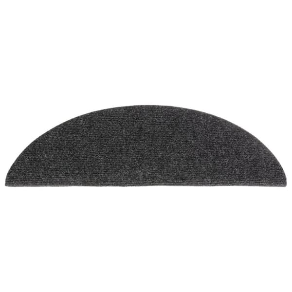 vidaXL selvklæbende trappemåtter 5 stk. 56x17x3 cm tuftet antracitgrå