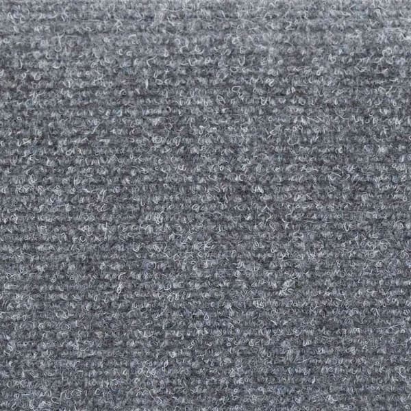vidaXL Selvklebende trappematter 5 stk lysegrå 56x17x3 cm nålestempel
