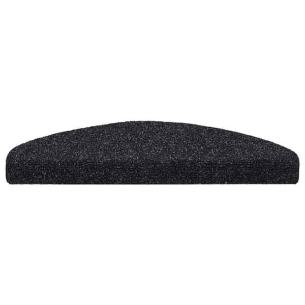 vidaXL Selvklebende trappematter 10 stk svart 65x21x4 cm nålestempel