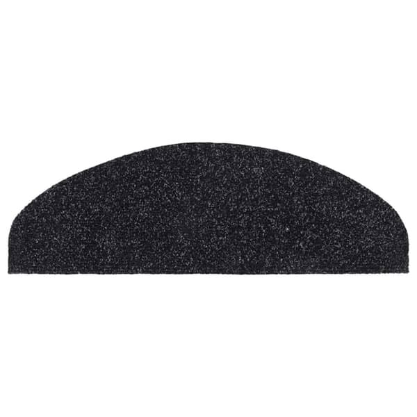 vidaXL Selvklebende trappematter 10 stk svart 65x21x4 cm nålestempel