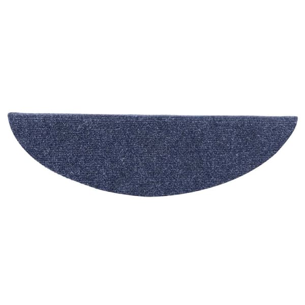 vidaXL Trappstegsmattor självhäftande 5 st blå 56x17x3 cm brodyr