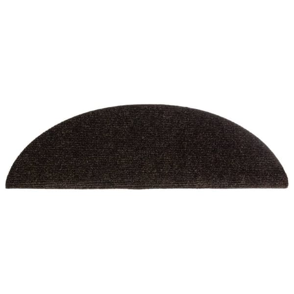 vidaXL Trappstegsmattor självhäftande 5 st brun 56x17x3 cm brodyr