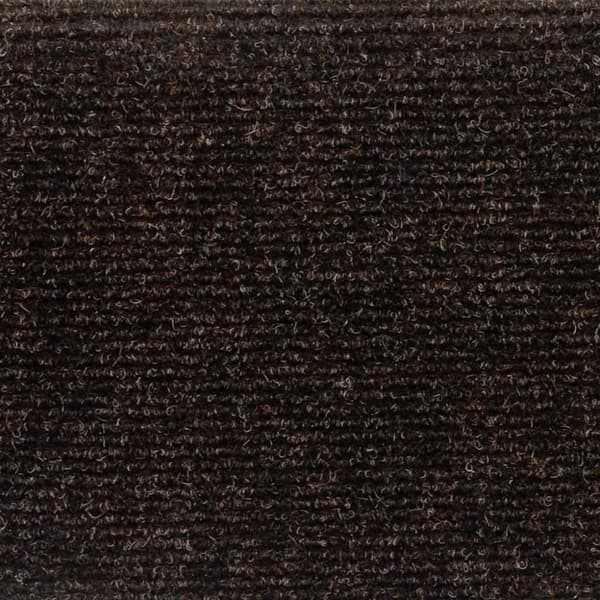 vidaXL Trappstegsmattor självhäftande 5 st brun 56x17x3 cm brodyr