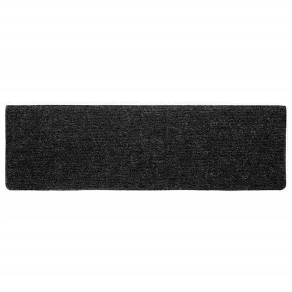 vidaXL Selvklebende trappematter 5 stk svart 65x21x4 cm nålestempel