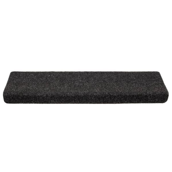 vidaXL trappemåtter 5 stk. 65x21x4 cm tuftet sort