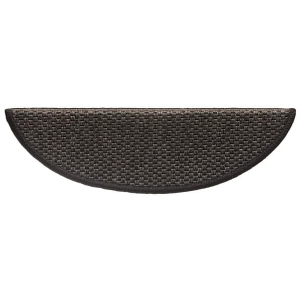 vidaXL selvklæbende trappemåtter 15 stk. 56x17x3cm sisal-look antracit