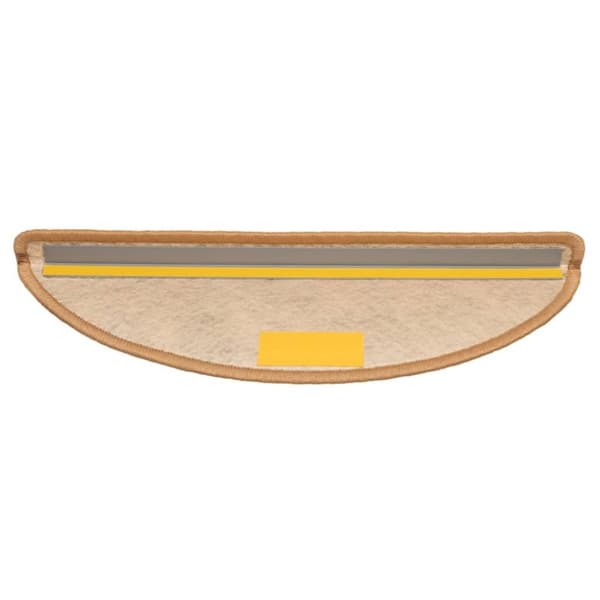 vidaXL Itsekiinnittyvät porrasmatot sisaltyyli 15 kpl 56x17x3 cm sisal
