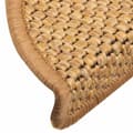Miniatyrbilde 8 av 9: vidaXL Selvklebende trappematter sisal-utseende 15 stk 56x17x3 sisal