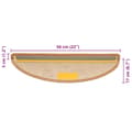 Miniatyrbilde 9 av 9: vidaXL Selvklebende trappematter sisal-utseende 15 stk 56x17x3 sisal