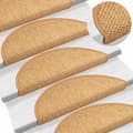 Miniatyrbilde 2 av 9: vidaXL Selvklebende trappematter sisal-utseende 15 stk 56x17x3 sisal