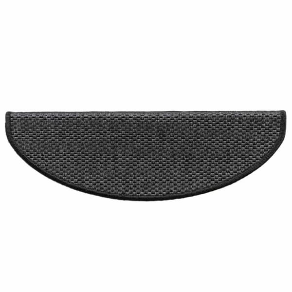 vidaXL Trappstegsmattor självhäftande sisal 15 st 65x21x4 cm antracit