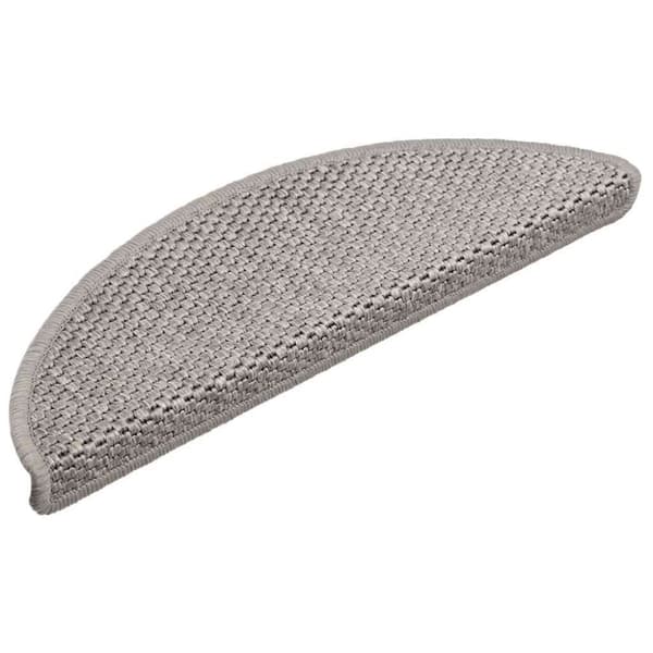vidaXL Trappstegsmattor självhäftande sisal 15 st 56x20 cm taupe