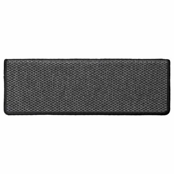 vidaXL Trappstegsmattor självhäftande sisal 15 st 65x21x4 cm antracit