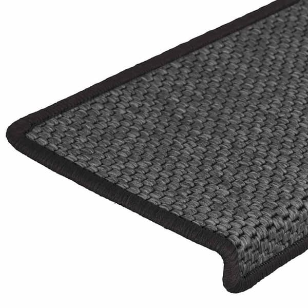 vidaXL Itsekiinnittyvät porrasmatot sisaltyyli 15kpl 65x21x4cm antras.