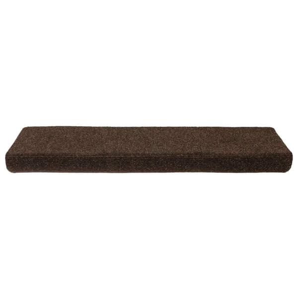 vidaXL Trappematter 15 stk nålestempel 65x21x4 cm brun