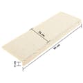 Miniatyrbilde 9 av 9: vidaXL Selvklebende trappematter sisal-utseende 15stk 65x21x4 kremhvit