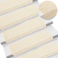 Miniatyrbilde 1 av 9: vidaXL Selvklebende trappematter sisal-utseende 15stk 65x21x4 kremhvit
