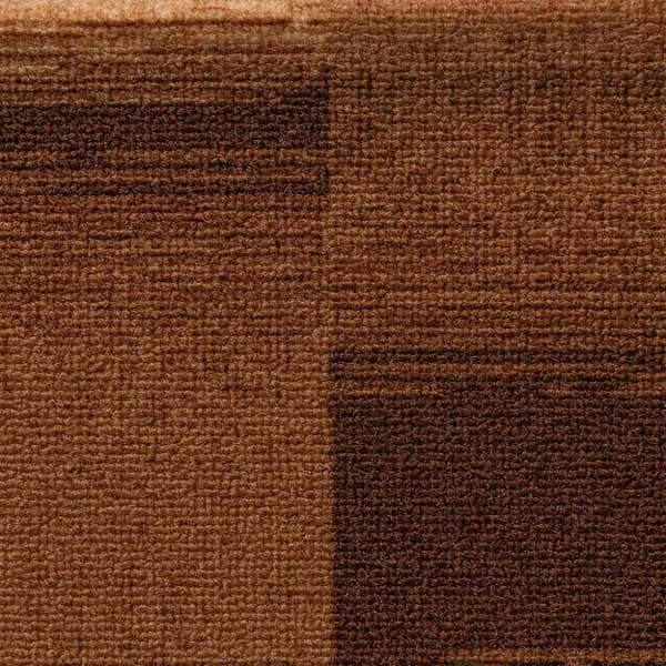 vidaXL Itsekiinnittyvät porrasmatot 15 kpl 65x21x4 cm ruskea