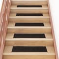 Miniatyrbilde 2 av 9: vidaXL Selvklebende trappematter 15 stk 76x20 cm brun