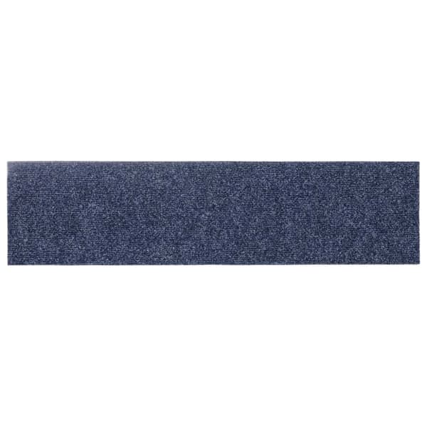 vidaXL Selvklebende trappematter 15 stk 76x20 cm gråblå