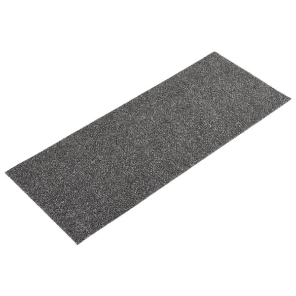 vidaXL selvklæbende trappemåtter 15 stk. 60x25 cm rektangulær antracit