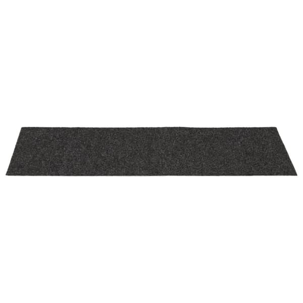 vidaXL selvklæbende trappemåtter 15 stk. 60x25 cm rektangulær antracit
