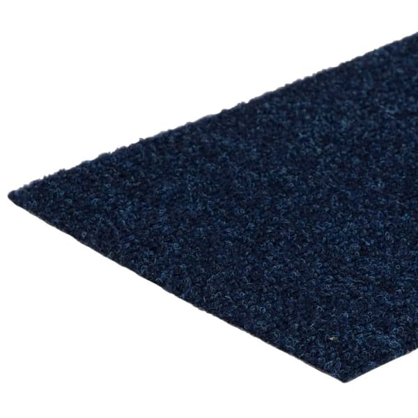 vidaXL selvklæbende trappemåtter 15 stk. 76x20 cm rektangulær blå