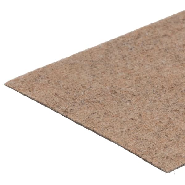 vidaXL selvklæbende trappemåtter 15 stk. 76x20 cm rektangulær lysebrun