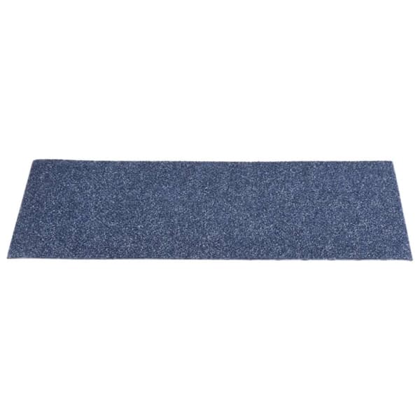 vidaXL selvklæbende trappemåtter 15 stk. 60x25 cm rektangulær gråblå