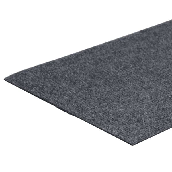 vidaXL selvklæbende trappemåtter 15 stk. 60x25 cm rektangulær lysegrå