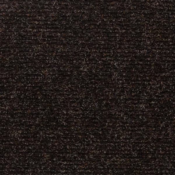 vidaXL selvklæbende trappemåtter 15 stk. 76x20 cm mørkebrun