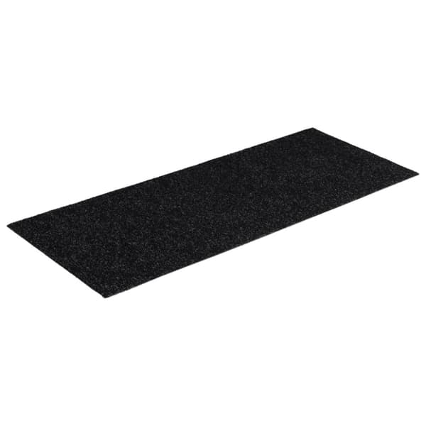 vidaXL selvklæbende trappemåtter 15 stk. 60x25 cm rektangulær sort