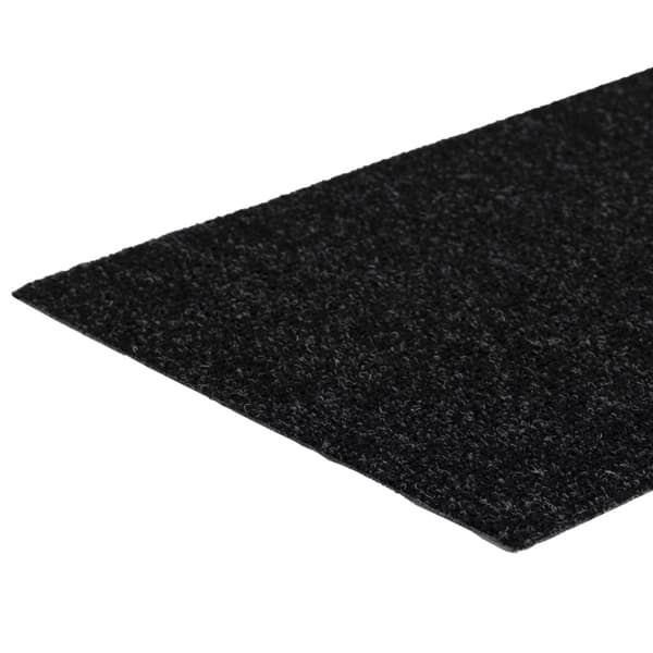 vidaXL selvklæbende trappemåtter 15 stk. 60x25 cm rektangulær sort