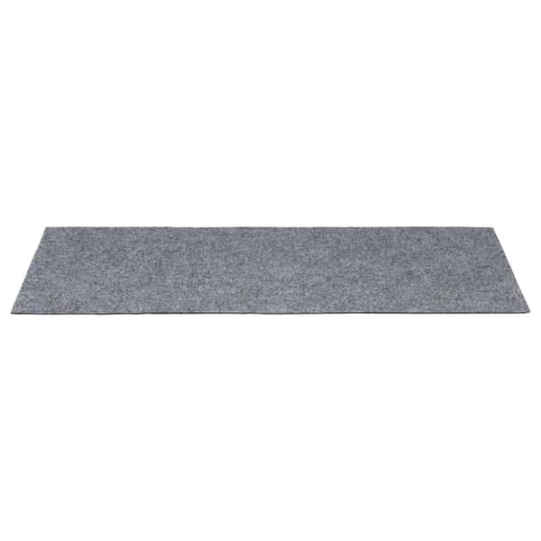 vidaXL Selvklebende trappematter 15 stk 60x25 cm lysegrå