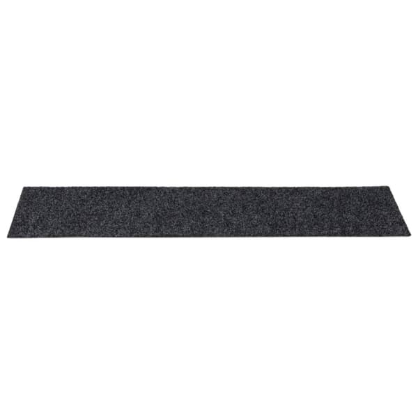 vidaXL Trappstegsmattor självhäftande 15 st 76x20 cm grå