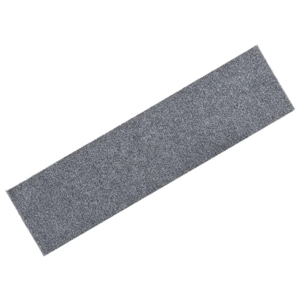 vidaXL Trappstegsmattor självhäftande 15 st 76x20 cm ljusgrå