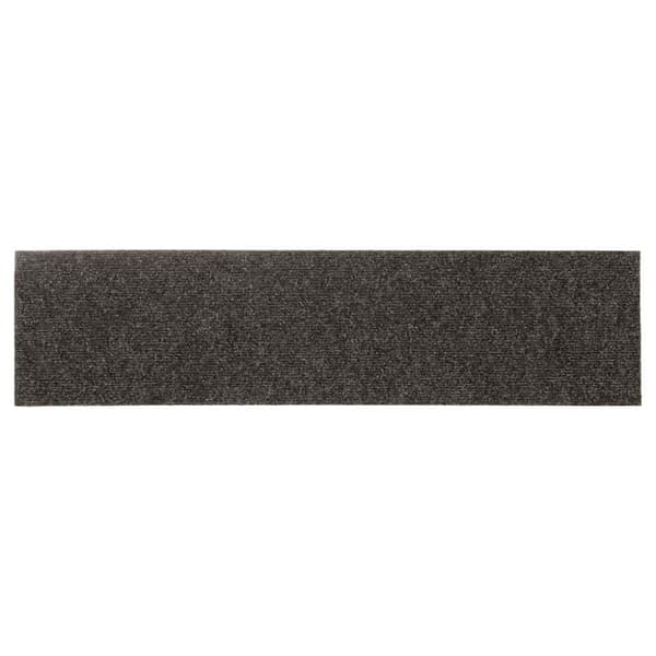 vidaXL Selvklebende trappematter 15 stk 76x20 cm antrasitt