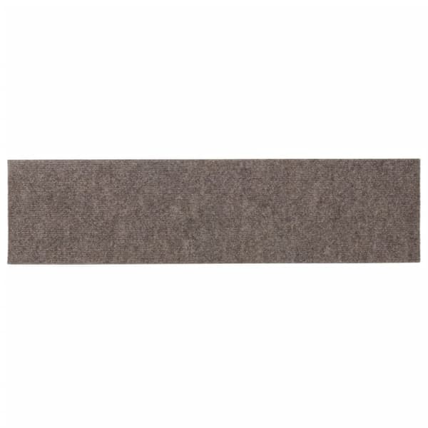 vidaXL selvklæbende trappemåtter 15 stk. 76x20 cm rektangulær creme