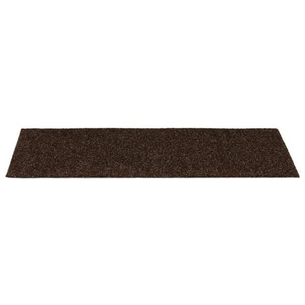 vidaXL selvklæbende trappemåtter 15 stk. 60x25 cm rektangulær brun