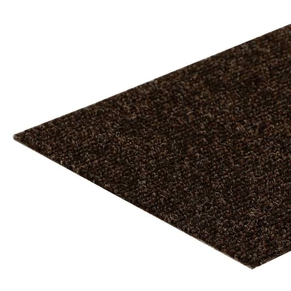 vidaXL selvklæbende trappemåtter 15 stk. 60x25 cm rektangulær brun